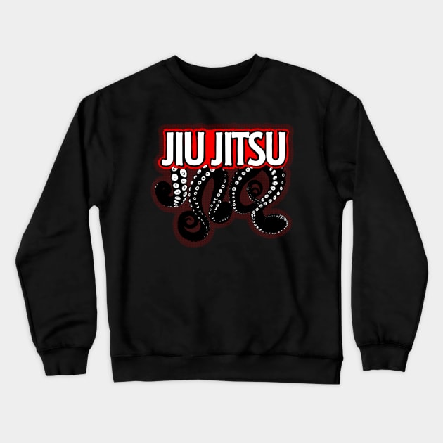 Jiu Jitsu octopus Crewneck Sweatshirt by undersideland